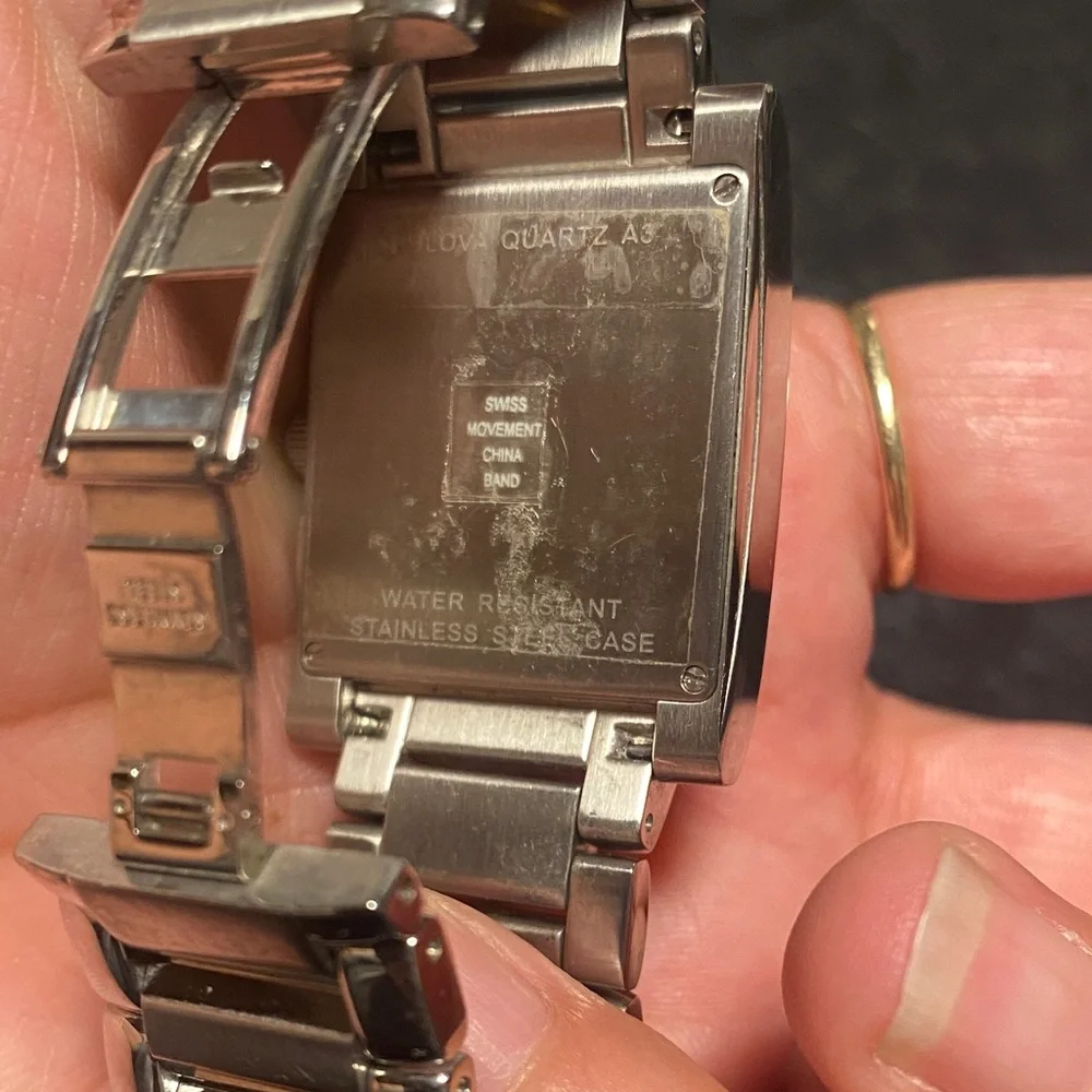 Bulova Silver Rectangular Watch - Picture 3 of 7
